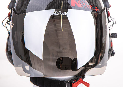 NVolo Full Face Mirrored Silver Visor