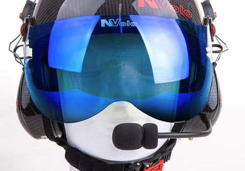 NVolo Short Face Blue or Rainbow Visor