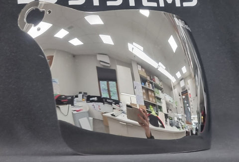 NVolo Full Face Mirrored Silver Visor